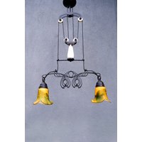 Jugendstil Kronleuchter Flaschenzug Deckenlampe von StarHomeStudio