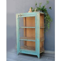 Vintage Maschendrahtschrank 1920Er Jahre Rustikale Bauernhaus Aufbewahrung von StarHomeStudio