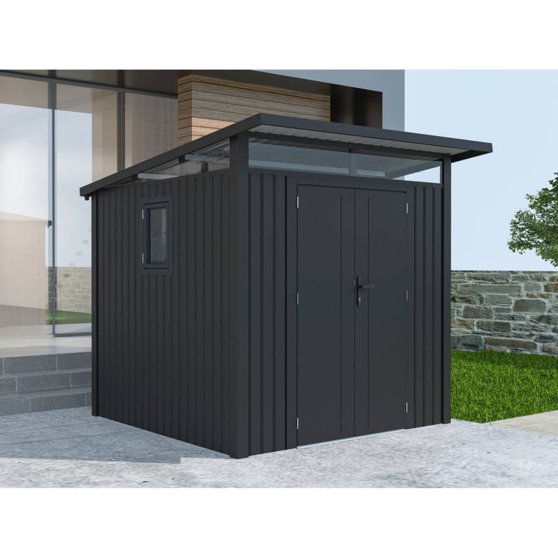 Starline Metall Gerätehaus Modell Skylight 4,45 m² Anthrazit Starline Metall Gerätehaus Modell Skylight 4,45 m² Anthrazit von StarLine Metall