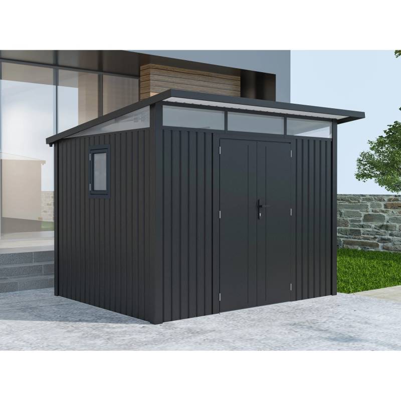 Starline Metall Gerätehaus Modell Skylight 5,80 m² Anthrazit Starline Metall Gerätehaus Modell Skylight 5,80 m² Anthrazit von StarLine Metall