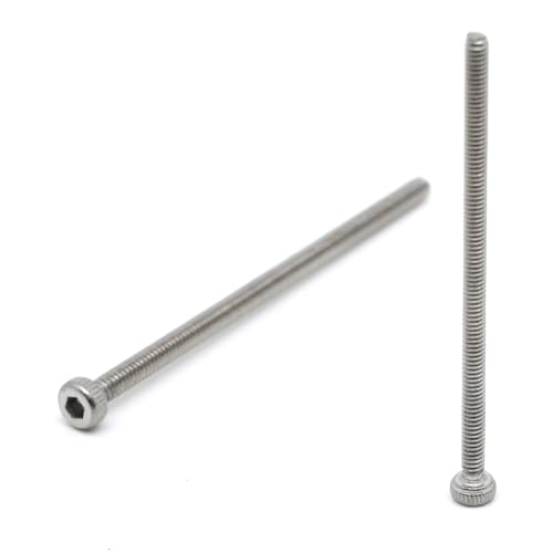 10 x CHC Schrauben M2 x 40 mm Edelstahl – BTR-Schrauben aus Edelstahl A2, Innensechskant, Zylinderkopf – DIN 912 Rundkopf für Unterlegscheibe und Mutter von StarMaker