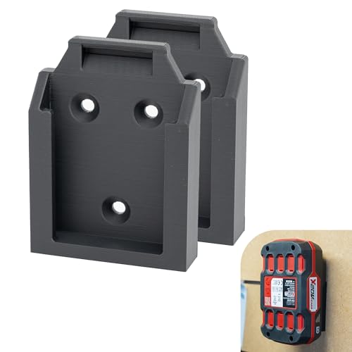 2 Batteriehalter kompatibel mit Parkside 20V Akkus X20V PAP 2Ah 4Ah Wandhalterung mit Verriegelung für Individuelle Schraubbefestigung für Werkstatt 2 Batteriehalter kompatibel mit Parkside 20V Akkus X20V PAP 2Ah 4Ah Wandhalterung mit Verriegelung für Individuelle Schraubbefestigung für Werkstatt von StarMaker
