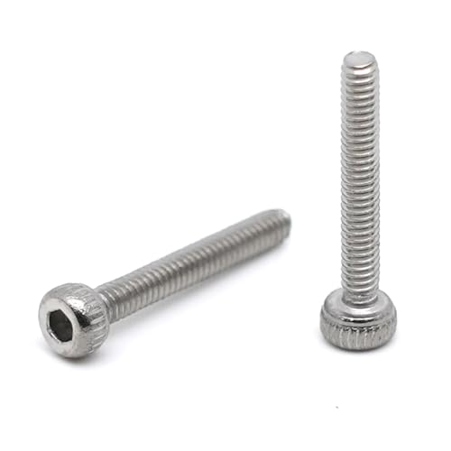 20 x CHC Schrauben M2 x 14 mm Edelstahl – BTR-Schrauben aus Edelstahl A2, Innensechskant, Zylinderkopf – DIN 912 Rundkopf für Unterlegscheibe und Mutter von StarMaker