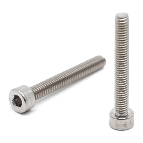 20 x CHC Schrauben M4 x 30 mm Edelstahl – BTR-Schrauben aus Edelstahl A2, Innensechskant, Zylinderkopf – DIN 912 Rundkopf für Unterlegscheibe und Mutter von StarMaker