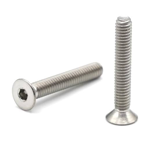 20 x FHC Schrauben M2,5 x 16 mm Edelstahl – Senkschrauben Innensechskant aus Edelstahl A2 – ISO 10642 Metallschrauben Senkkopf Vollgewinde metrische Schraube für Mutter, Inbusschlüssel M2,5 x 16 von StarMaker