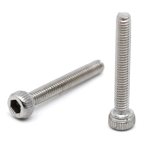 BTR Schrauben Edelstahl M2,5 x 18 mm – CHC Schrauben aus Edelstahl A2, Innensechskantschrauben, Zylinderkopf – DIN 912 Rundkopf für Unterlegscheibe und Mutter, 20 Stück von StarMaker