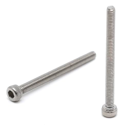 20 x CHC Schrauben M2,5 x 30 mm Edelstahl – BTR-Schrauben aus Edelstahl A2, Innensechskant, Zylinderkopf – DIN 912, Rundkopf, für Unterlegscheibe und Mutter, 2,5 x 30 mm 20 x CHC Schrauben M2,5 x 30 mm Edelstahl – BTR-Schrauben aus Edelstahl A2, Innensechskant, Zylinderkopf – DIN 912, Rundkopf, für Unterlegscheibe und Mutter, 2,5 x 30 mm von StarMaker