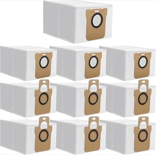 StarRing 10 x Staubsauger-Staubsaugerbeutel, Zubehör, Ersatzteile, Staubbeutel für Dreame D9 Plus Roboter-Staubsauger, Ersatzzubehör von StarRing