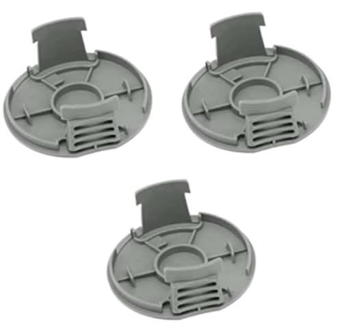 StarRing 3/6er-Pack Trimmer-Spulenabdeckung passend für Bosch Spulenabdeckung für EasyGrassCut 18V-230.18V-26.18V-260.23.26 F016F05800 Rasentrimmer, Ersatz-Spulenkappen (3 Stück) von StarRing