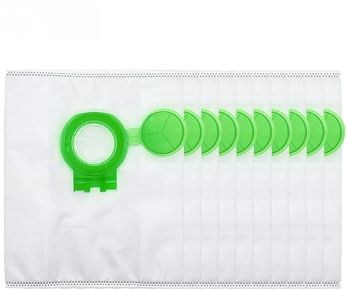 StarRing 4/10 Stück Staubsaugerfilter-Vliesbeutel für 8120ER Staubbeutel-Set, Ersatzteil für Sebo für Airbelt D D2 Total, D2 Storm, D2 T große Kapazität Staubsaugerbeutel (10 Stück) von StarRing