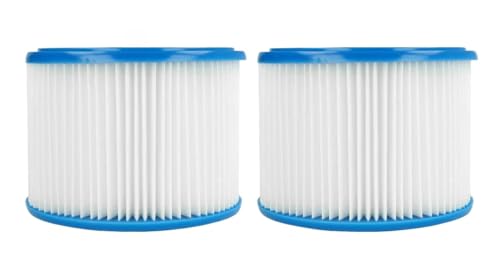 StarRing Ersatzfilter für Bosch GAS 20 L SFC GAS 1200 L, waschbares rundes Element für Industriestaubsauger, Staubsammler, wiederverwendbares Filterteil (2 Stück) von StarRing