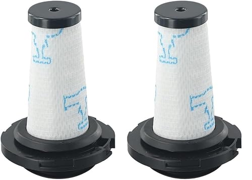 StarRing Ersatzteilfilter für Rowenta ZR009010 Waschbarer elektrischer Besen X-FORCE FLEX 9.60 X-Nano Essential Staubsaugerzubehör (2 Stück) von StarRing