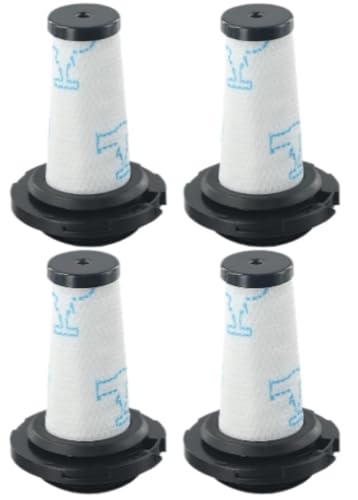 StarRing Ersatzteilfilter für Rowenta ZR009010 Waschbarer elektrischer Besen X-FORCE FLEX 9.60 X-Nano Essential Staubsaugerzubehör (4 Stück) von StarRing