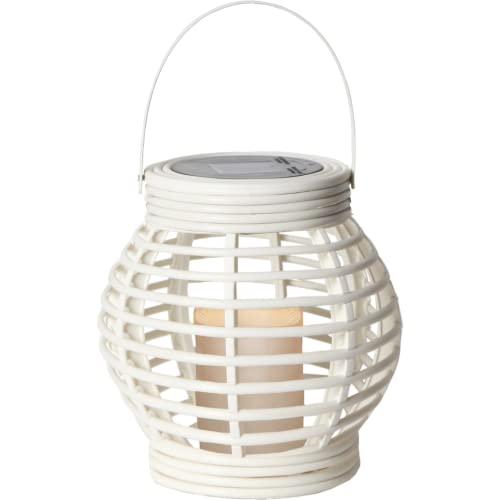 LED-Solar-Laterne "Lantern", 1 warm light LED, Farbe : weiss ca. 16 x 16 cm, mit Solarpanel, incl. Akku, Outdoor von Star