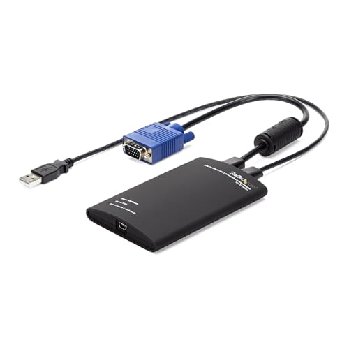 StarTech.com Tragbarer KVM Konsolen auf USB 2.0 Laptop Adapter von StarTech