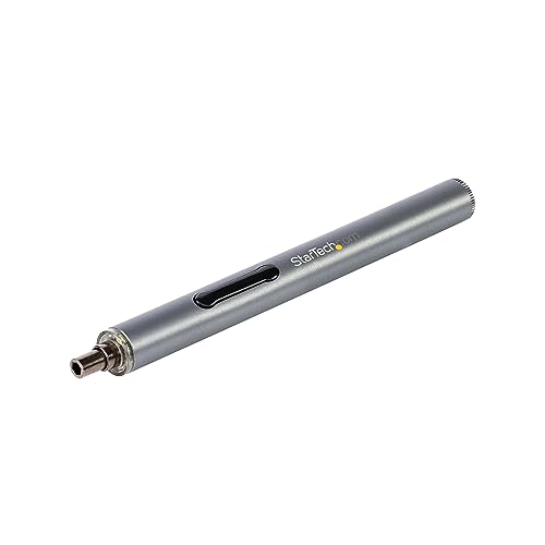 StarTech.com Elektrischer Mini-Schraubendreher - Mini-Akkuschrauber für Elektronik-, Laptop-, Computer-, Tablet- & Telefon-Reparaturen - 20 Bits - LED - Magnetisch - Kabellos (CTK20PCEDRIVE) von StarTech