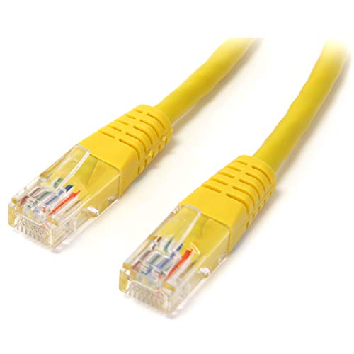 StarTech. com M45PATCH1YL Cat5e-Ethernet-Kabel, Power Over Ethernet, geformt, Gelb StarTech. com M45PATCH1YL Cat5e-Ethernet-Kabel, Power Over Ethernet, geformt, Gelb von StarTech