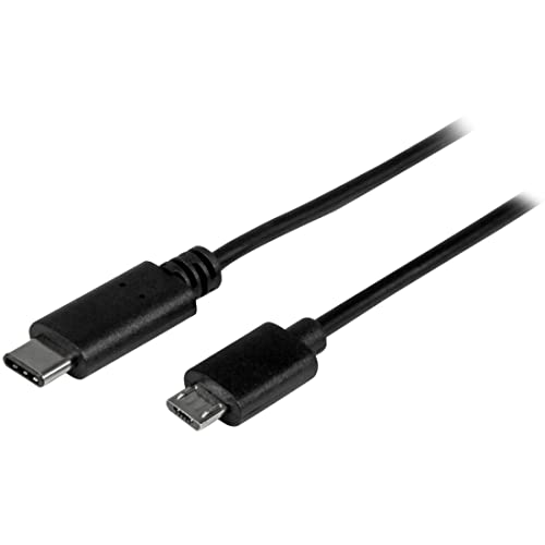 StarTech.com 0.5m USB-C Micro-B Kabel, USB 2.0, USB-C zu Micro USB Ladekabel, USB 2.0 Typ C zu Micro B Kabel, Thunderbolt 3 kompatibel StarTech.com 0.5m USB-C Micro-B Kabel, USB 2.0, USB-C zu Micro USB Ladekabel, USB 2.0 Typ C zu Micro B Kabel, Thunderbolt 3 kompatibel von StarTech