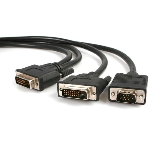 StarTech.com 1,8m DVI-I auf DVI-D und HD15 VGA Splitter Kabel, DVI zu VGA Video-Kabel StarTech.com 1,8m DVI-I auf DVI-D und HD15 VGA Splitter Kabel, DVI zu VGA Video-Kabel von StarTech