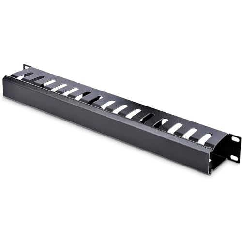 StarTech.com Horizontaler 1HE Rack Finger Kabelkanal mit Abdeckung - 19" Netzwerk/serverschrank Finger Kabelführung Panel - geschlitzter Kabelkanal mit Abdeckung (CMDUCT1UX) StarTech.com Horizontaler 1HE Rack Finger Kabelkanal mit Abdeckung - 19" Netzwerk/serverschrank Finger Kabelführung Panel - geschlitzter Kabelkanal mit Abdeckung (CMDUCT1UX) von StarTech.com