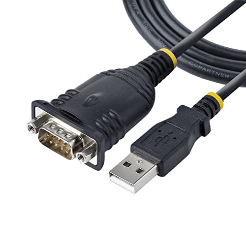 StarTech.com 3Ft (1M) USB to Serial Cable, Db9 Male Rs232 to USB, 1P3FP-USB-SERIAL von StarTech
