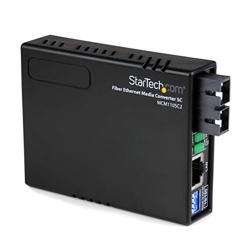 StarTech.com 10/100 Mbit/s Ethernet LWL / Glasfaser Multimode Medienkonverter SC 2km von StarTech