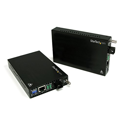StarTech.com 10/100 Mbit/s Ethernet LWL / Glasfaser Single Mode WDM Medienkonverter Kit SC 20km von StarTech