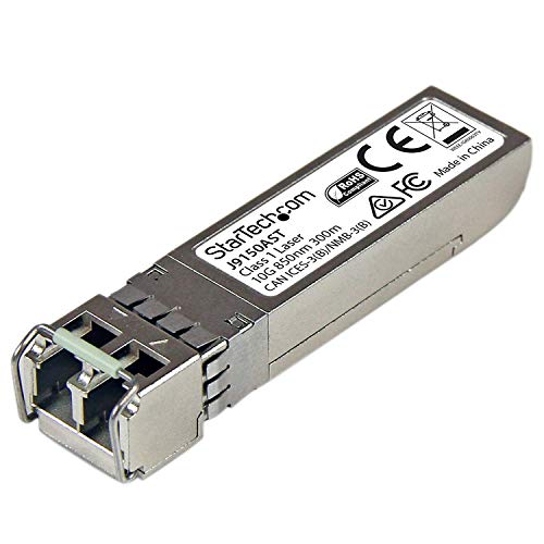 StarTech.com 10 Gigabit LWL SFP+ Transceiver Modul, HP J9150A kompatibel, MM LC mit DDM, 300m, 10GBase-SR von StarTech