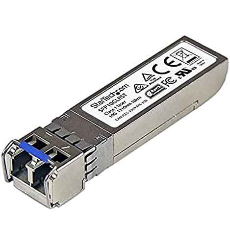 StarTech.com 10 Gigabit LWL SFP+ Transceiver Module, Cisco SFP-10G-LR kompatibel, SM LC 10 km, Mini GBIC mit DDM, 10GBase-LR SFP+ von StarTech