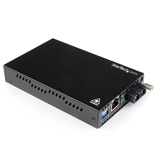 StarTech.com 1000 Mbit/s Gigabit Ethernet LWL / Glasfaser SC Medienkonverter 40 km von StarTech