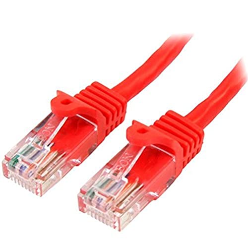 StarTech.com 10m Cat5e Ethernet Netzwerkkabel Snagless mit RJ45, Cat 5e UTP Kabel, Rot StarTech.com 10m Cat5e Ethernet Netzwerkkabel Snagless mit RJ45, Cat 5e UTP Kabel, Rot von StarTech