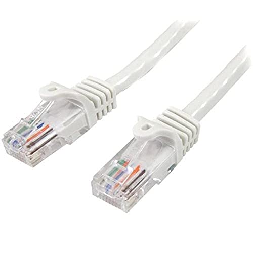 StarTech.com 10m Cat5e Ethernet Netzwerkkabel Snagless mit RJ45 - Cat 5e UTP Kabel - Weiß von StarTech