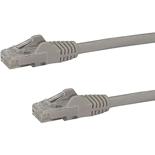 StarTech.com 10m Cat6 Gigabit Snagless Patchkabel - RJ45 UTP Netzwerkkabel mit Schutzmanschette - Cat 6 Kabel - Grau StarTech.com 10m Cat6 Gigabit Snagless Patchkabel - RJ45 UTP Netzwerkkabel mit Schutzmanschette - Cat 6 Kabel - Grau von StarTech