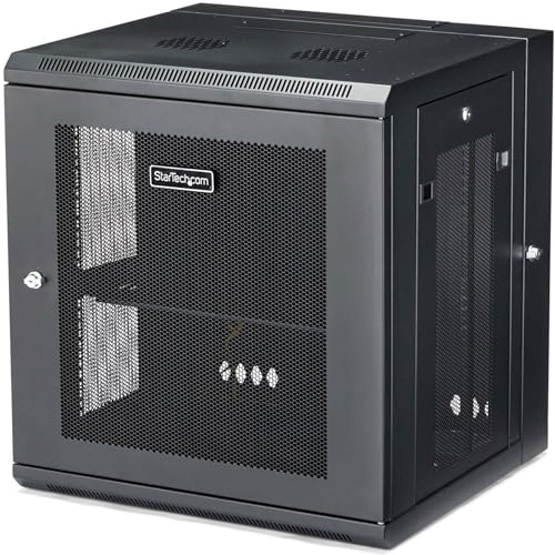 StarTech.com 4-Pfosten 12HE Wand Netzwerkschrank mit 1HE Fachboden, 19" Wand Server Rack für IT / Daten Computer Ausrüstung StarTech.com 4-Pfosten 12HE Wand Netzwerkschrank mit 1HE Fachboden, 19" Wand Server Rack für IT / Daten Computer Ausrüstung von StarTech.com