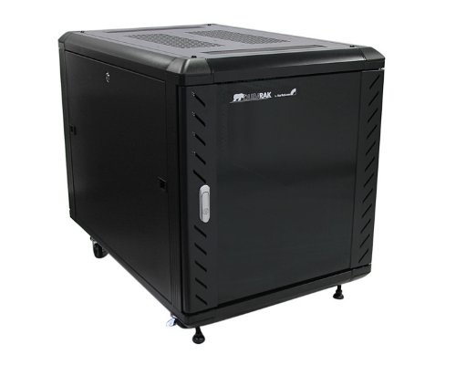 StarTech.com 12U 36IN Server Rack Cabinet 12U 36in Knock-Down Server, RK1236BKF (12U 36in Knock-Down Server Rack Cabinet with Casters, Freestanding Rack, 12U, 800 kg, Key Lock, Castor) von StarTech.com