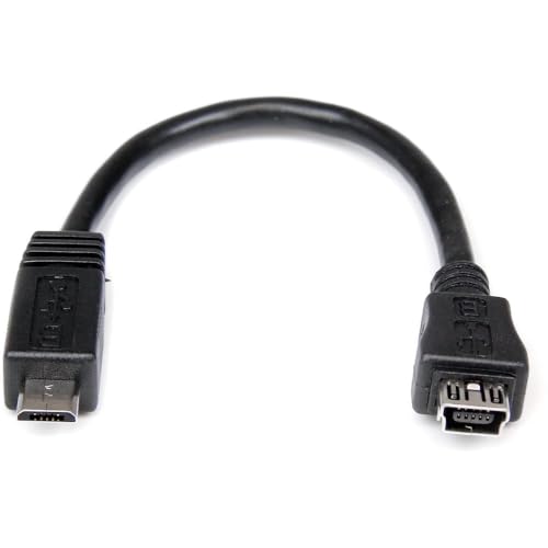 StarTech.com 15 cm Micro USB auf Mini USB-Adapterkabel – Stecker/Buchse StarTech.com 15 cm Micro USB auf Mini USB-Adapterkabel – Stecker/Buchse von STARTECH.COM