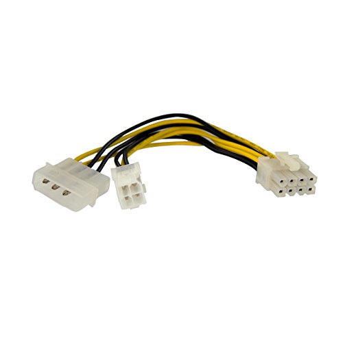 StarTech.com 15cm 4pin auf 8pin EPS-Netzadapter mit LP4 - Bu/St - Stromadapter Buchse/ Stecker StarTech.com 15cm 4pin auf 8pin EPS-Netzadapter mit LP4 - Bu/St - Stromadapter Buchse/ Stecker von StarTech.com