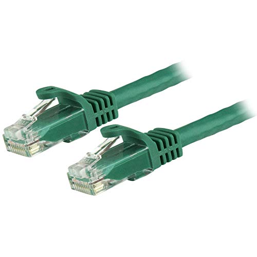 StarTech.com 15m Cat6 Snagless Gigabit UTP Netzwerkkabel, Cat 6 RJ45 Netzwerkkabel mit Knickschutz, Grün StarTech.com 15m Cat6 Snagless Gigabit UTP Netzwerkkabel, Cat 6 RJ45 Netzwerkkabel mit Knickschutz, Grün von STARTECH.COM