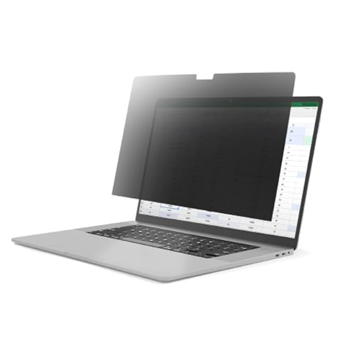 StarTech.com 16-inch MacBook Pro 21/23 Laptop Privacy Screen, Anti-Glare Privacy Filter w/51% Blue Light Reduction, Monitor Screen Protector with +/- 30 deg. Viewing Angle (16M21-PRIVACY-SCREEN) von StarTech