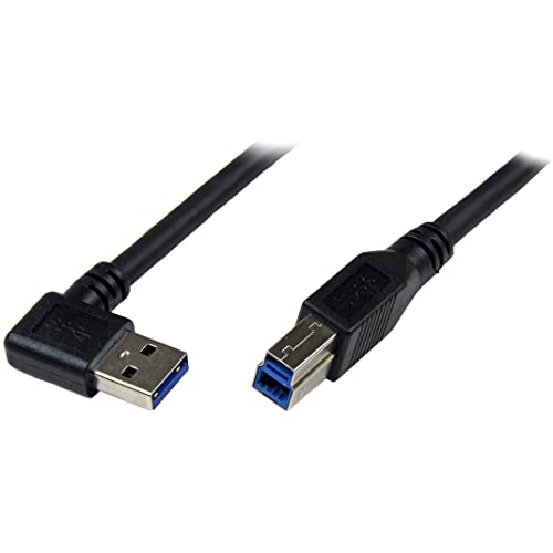 StarTech.com 1m USB 3.0 SuperSpeed Kabel A auf B rechts gewinkelt - Schwarz - USB3.0 Anschlusskabel - Stecker/Stecker StarTech.com 1m USB 3.0 SuperSpeed Kabel A auf B rechts gewinkelt - Schwarz - USB3.0 Anschlusskabel - Stecker/Stecker von STARTECH.COM