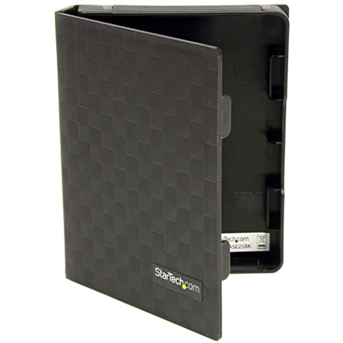 StarTech.com 2,5" Antistatische Festplatten Aufbewahrungsbox/Schutzgehäuse - HDD Schutzhülle 2,5" (6,4cm) - Schwarz - 3er Pack von StarTech.com