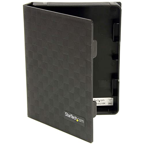 StarTech.com 2,5" Antistatische Festplatten Aufbewahrungsbox/Schutzgehäuse - HDD Schutzhülle 2,5" (6,4cm) - Schwarz - 3er Pack von StarTech