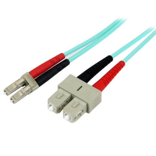 StarTech.com 2 m OM3 LWL Patchkabel - Zipcord Multimode-Glasfaserkabel LC/UPC auf SC/UPC - Vollduplex 50/125µm SFP/Optisches Kabel - 100G Optical Lichtleiterkabel - LSZH Lichtwellenleiter (A50FBLCSC2) StarTech.com 2 m OM3 LWL Patchkabel - Zipcord Multimode-Glasfaserkabel LC/UPC auf SC/UPC - Vollduplex 50/125µm SFP/Optisches Kabel - 100G Optical Lichtleiterkabel - LSZH Lichtwellenleiter (A50FBLCSC2) von StarTech.Com