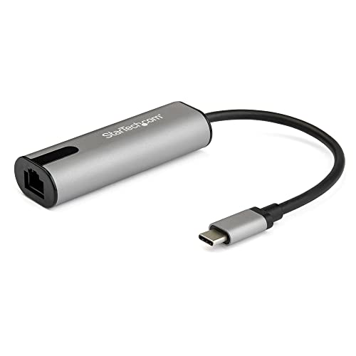 StarTech.com 2.5GbE USB-C auf Netzwerk Adapter - USB-C 3.0 2.5/1 Gbit/s und 100 Mbit/s Multigeschwindigkeits NIC - Thunderbolt 3 3.1 Laptop auf RJ45/LAN - MacBook Pro, Surface (US2GC30) von StarTech.com