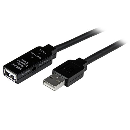 StarTech.com 20m aktives USB 2.0 Verlängerungskabel - Stecker/Buchse - USB 2.0 High Speed Kabel Verlängerung von StarTech.com