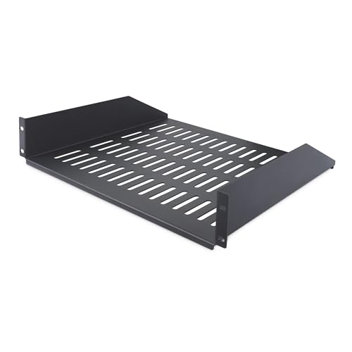 StarTech.com 2HE Belüftetes Server-Rack Fachboden, 41,5cm Tiefe, Perforierte Rackablage/Serverschrank Boden, Tragkraft 20kg StarTech.com 2HE Belüftetes Server-Rack Fachboden, 41,5cm Tiefe, Perforierte Rackablage/Serverschrank Boden, Tragkraft 20kg von StarTech