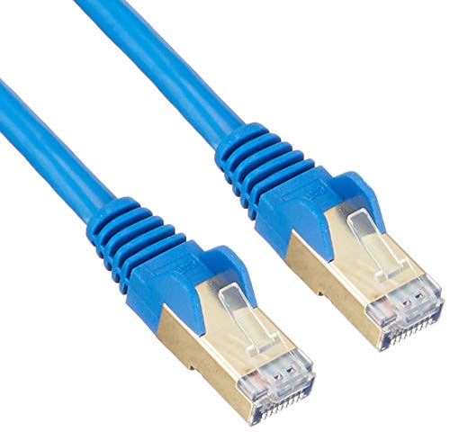 StarTech.com 2m Cat6a Ethernet Kabel, geschirmt (STP), Cat6a Netzwerkkabel, Cat6a Patchkabel, Cat 6a, Blau von StarTech