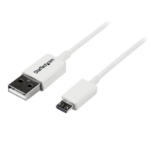 StarTech.com 2m USB 2.0 A auf Micro USB B Kabel, USB A / Micro B Datenkabel / Anschlusskabel, Weiß StarTech.com 2m USB 2.0 A auf Micro USB B Kabel, USB A / Micro B Datenkabel / Anschlusskabel, Weiß von StarTech