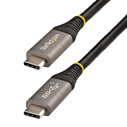 StarTech.com 2m USB-C Kabel 5Gbit/s - Hochwertiges USB-C Kabel - USB 3.2 Gen 1 Typ-C Kabel - 100W (5A) Power Delivery, DP Alt Modus - USB-C auf USB-C Kabel - Laden & Synchronisieren (USB315CCV2M) von StarTech.com