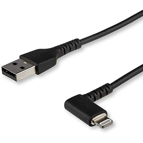 StarTech.com 2m USB-A auf Lightning-Kabel - 90° rechtwinkliges USB Typ-A auf Ladekabel - Synchronisationskabel - Apple MFi-zertifiziert iPad/iPhone 12 - Schwarz (RUSBLTMM2MBR) StarTech.com 2m USB-A auf Lightning-Kabel - 90° rechtwinkliges USB Typ-A auf Ladekabel - Synchronisationskabel - Apple MFi-zertifiziert iPad/iPhone 12 - Schwarz (RUSBLTMM2MBR) von StarTech.com